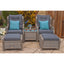 Corfu Reclining Armchair Set