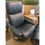 Ekornes Aura (M) Classic Recliner and Stool - Paloma Oxford Blue / Grey