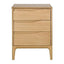 Ercol Rimini 3 Drawer Bedside Cabinet - Hunter Furnishing