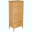 Ercol Teramo 2685 6 Drawer Tall Narrow Chest. - Hunter Furnishing