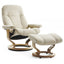 Stressless Consul Medium Recliner with Stool - Hunter Furnishing