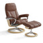 Stressless Consul Medium Recliner with Stool - Hunter Furnishing