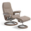 Stressless Consul Small Signature Base Recliner with Stool - Hunter Furnishing