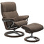 Stressless Mayfair Large Recliner with Stool Signature Base SPECIAL OFFER - Hunter Furnishing